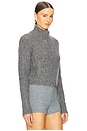 view 3 of 5 Sajeanne Cardigan in Iron Gate