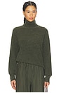 view 1 of 4 Nola Turtleneck Sweater in Forest Night