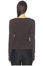 view 3 of 5 Saalexo Longsleeve Cardigan in Mulch