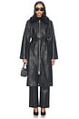 view 1 of 4 Sajuniper Shearling Coat in Black
