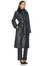view 4 of 4 Sajuniper Shearling Coat in Black