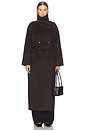 view 1 of 3 Sahanne Coat in Black Coffee