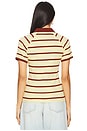 view 3 of 4 Saamy Short Sleeve Polo in Yellow Brick St