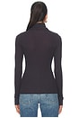 view 3 of 4 Sasonnet Long Sleeve Turtleneck in Charcoal Art