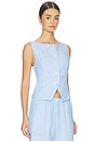 view 2 of 4 Saloves Vest in Bel Air Blue