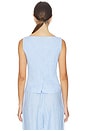 view 3 of 4 Saloves Vest in Bel Air Blue