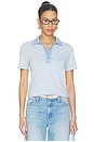 view 1 of 4 SAELLA 반팔 폴로 in Bel Air Stripe