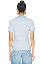 view 3 of 4 SAELLA 반팔 폴로 in Bel Air Stripe