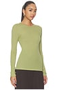 view 2 of 4 Sadou Long Sleeve T Shirt in Mosstone
