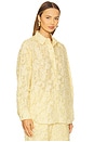 view 2 of 5 Sacatalpa Button Up in Dusty Yellow
