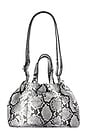 view 1 of 5 Saemmi Midi Bag in Black & White Snake