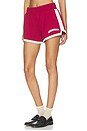 view 3 of 6 Reflective V Shorts in Cherry