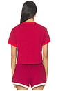 view 3 of 5 Logo Baby Tee in Red