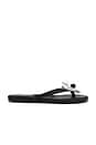 view 1 of 5 Valentina Sandal in Black & White