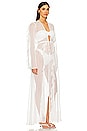 view 3 of 4 Aysle Long Robe in White
