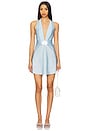 view 1 of 3 Alyssa Mini Dress in Baby Blue