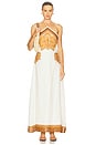 view 1 of 3 Kora Maxi Dress in Brown Print