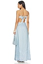 view 4 of 4 Maya Maxi Dress in Indigo Print