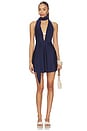 view 1 of 5 Amaya Mini Dress in Indigo