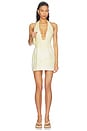 view 1 of 3 MINIVESTIDO RAE in Mustard Mosaic Print