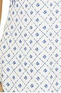 view 4 of 4 ROBE MINI DOS NAGEUR AMELIE in Blue Mosaic Print