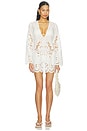 view 1 of 4 MINIVESTIDO TIPO CHAL KELLY  in Cream