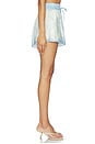 view 3 of 6 Carly Shorts in Aqua Shell Print