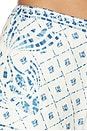 view 6 of 6 Devon Shorts in Blue Mosaic Print
