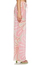 view 3 of 6 Caila Pants in Pink Flower Pant
