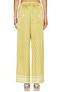 view 4 of 6 PANTALON LARGE MACEY in Mustard Mosaic Print