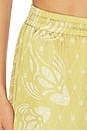 view 6 of 6 PANTALON LARGE MACEY in Mustard Mosaic Print