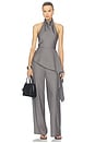 view 6 of 6 PANTALON LARGE AVIELLE  in Grey
