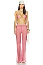 view 5 of 6 PANTALON LARGE KAIRO in Dusty Rose