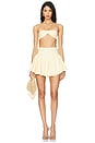 view 5 of 6 Eloise Mini Skirt in Butter