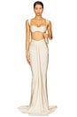view 5 of 6 Marcella Maxi Skirt in Macademia