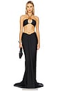 view 5 of 6 Marcella Maxi Skirt in Black
