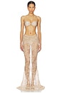 view 5 of 6 Brenda Maxi Skirt in Champagne