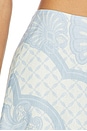 view 6 of 6 Elory Mini Skirt in Aqua Shell Print
