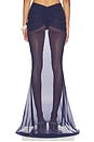 view 4 of 6 FALDA MAXI AMELIE in Indigo