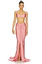 view 5 of 6 FALDA MAXI MARCELLA in Dusty Rose