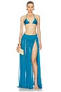 view 5 of 6 JUPE LONGUE MEDOW in Blue Teal