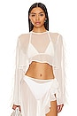 view 1 of 4 Thoma Cropped Shirt in White