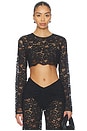 view 1 of 4 x REVOLVE Ella Crop Top in Black