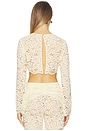 view 3 of 5 x REVOLVE Ella Crop Top in Butter