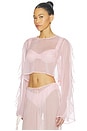 view 1 of 5 TOP RECORTADO THOMA in Pink Blush