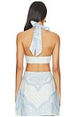 view 3 of 4 Tommy Top in Aqua Shell Print