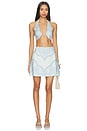 view 4 of 4 Tommy Top in Aqua Shell Print