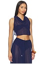 view 3 of 5 Shir Top in Indigo
