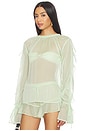 view 1 of 5 Jeanie Longsleeve Top in Mint