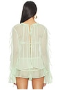 view 4 of 5 Jeanie Longsleeve Top in Mint